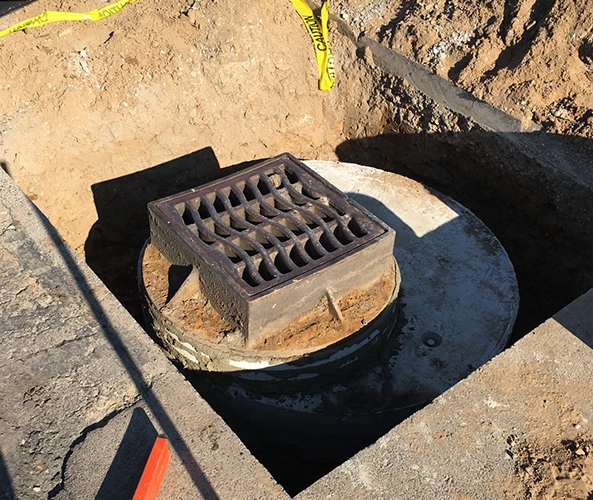 Catch Basin Repair at Home Depot 